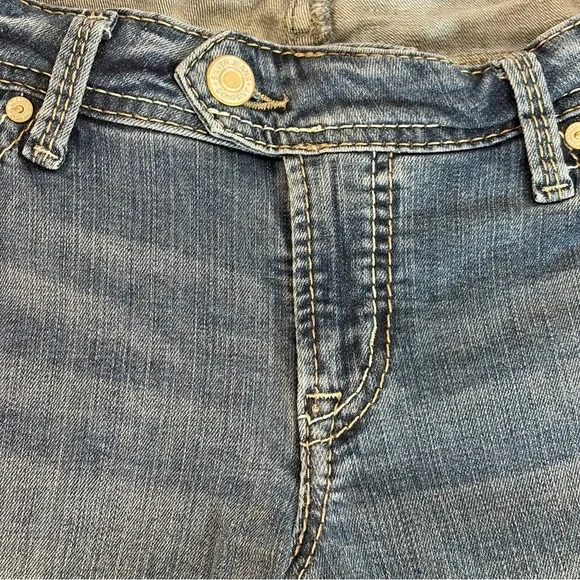 Silver Jeans Co Tuesday Slim Boot Jeans W32 L33 Mid Rise Denim - Picture 7 of 8